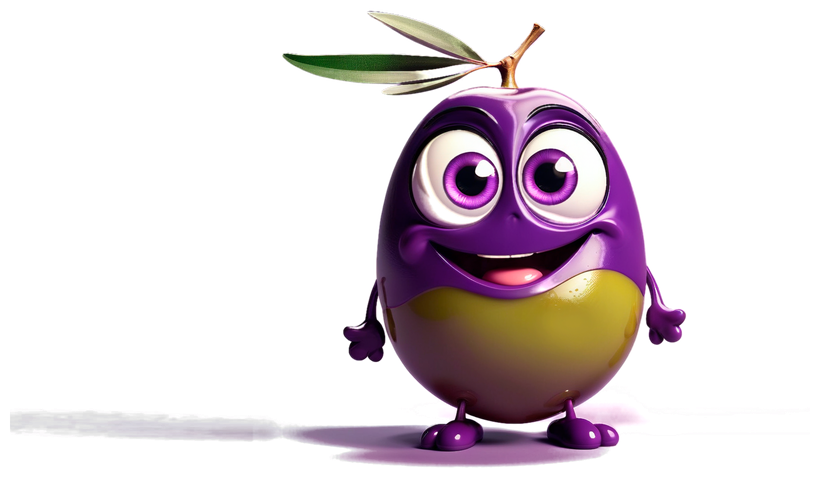 Mascote Azeitona Criativa